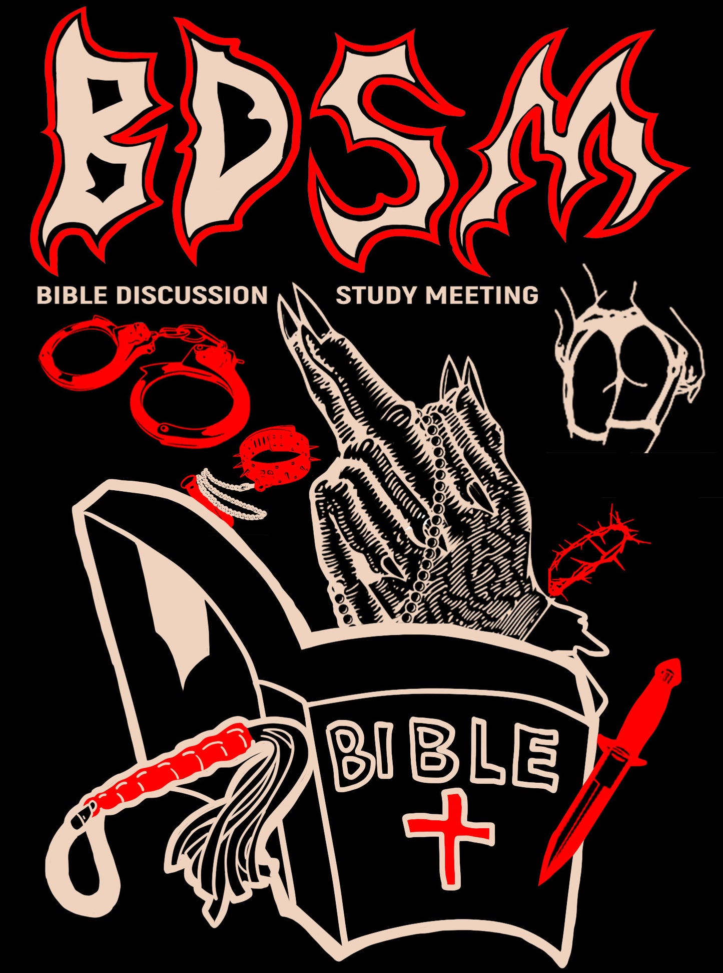 BDSM WASHED TSHIRT