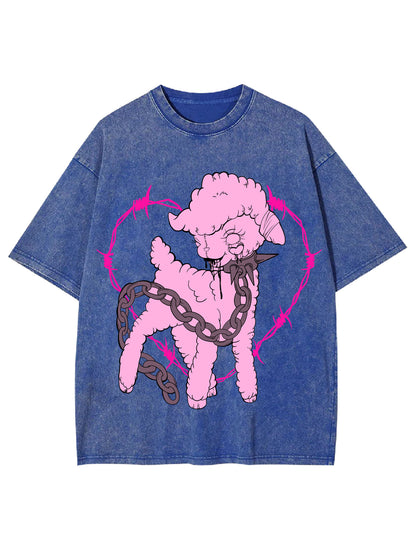 PINK SLAUGHTER WASHED TSHIRT