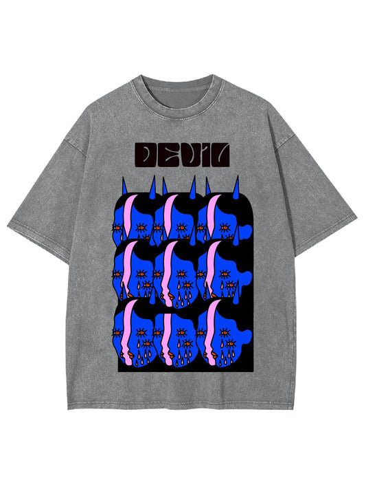 DEVIL WASHED TSHIRT