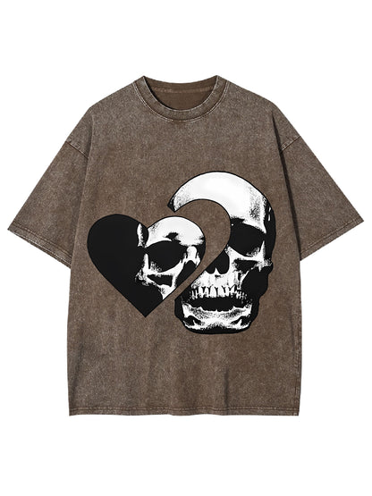 LOVE AND DEATH WASHED TSHIRT