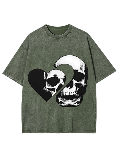 LOVE AND DEATH WASHED TSHIRT