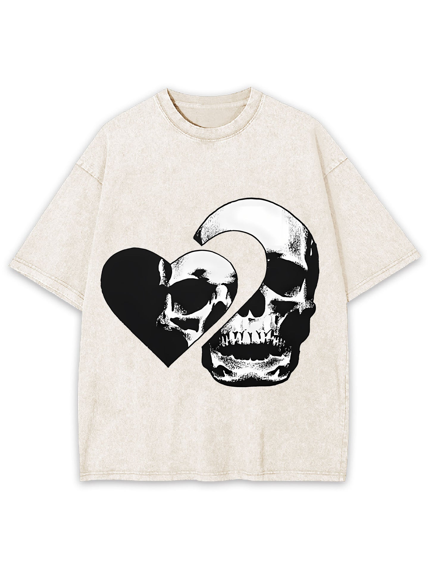 LOVE AND DEATH WASHED TSHIRT