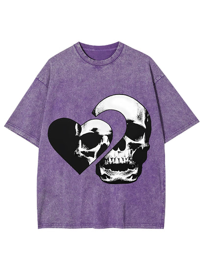 LOVE AND DEATH WASHED TSHIRT