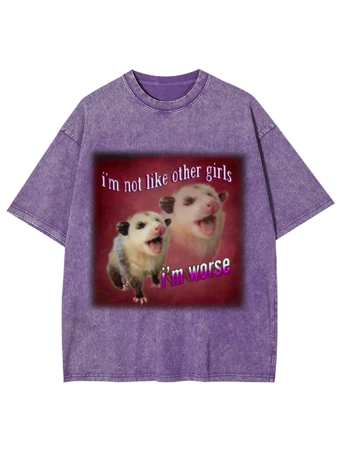 I'M NOT LIKE OTHER GIRL WASHED TSHIRT