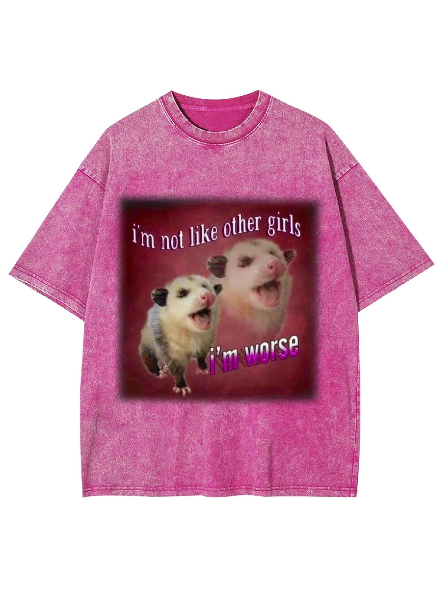 I'M NOT LIKE OTHER GIRL WASHED TSHIRT