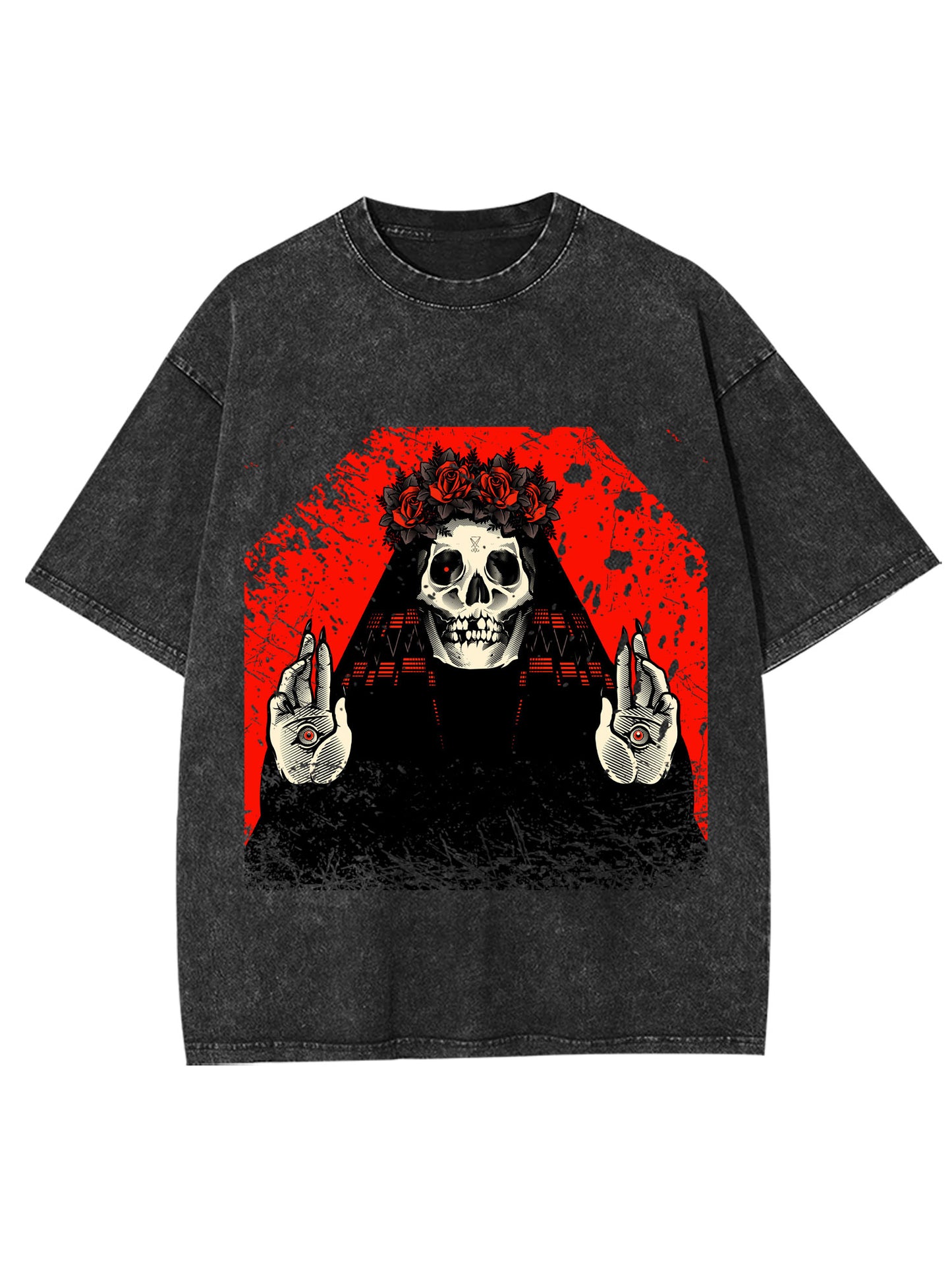 RED REQUIEM WASHED TSHIRT