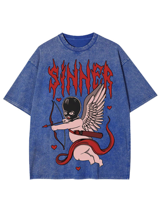 SINNER WASHED TSHIRT