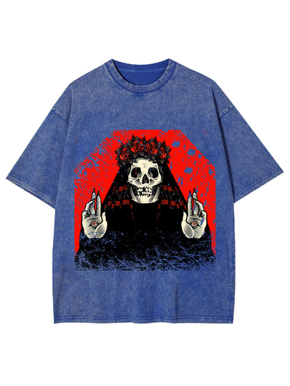 RED REQUIEM WASHED TSHIRT