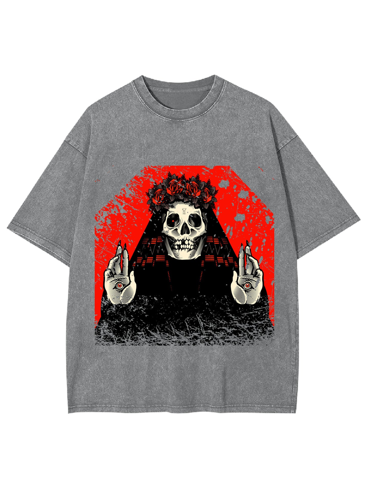 RED REQUIEM WASHED TSHIRT