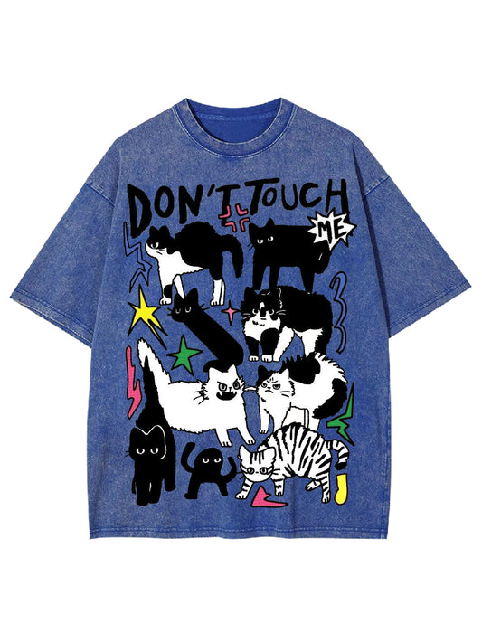 DON'T TOUCH ME WASHED TSHIRT