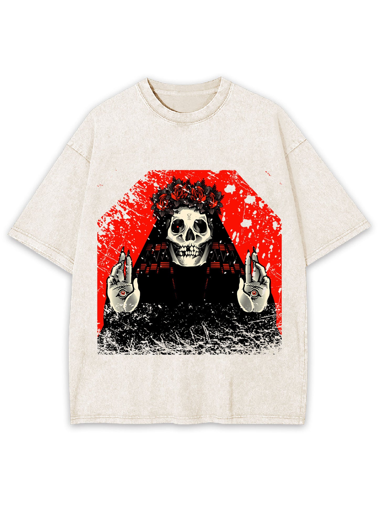 RED REQUIEM WASHED TSHIRT