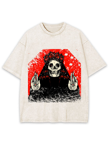 RED REQUIEM WASHED TSHIRT