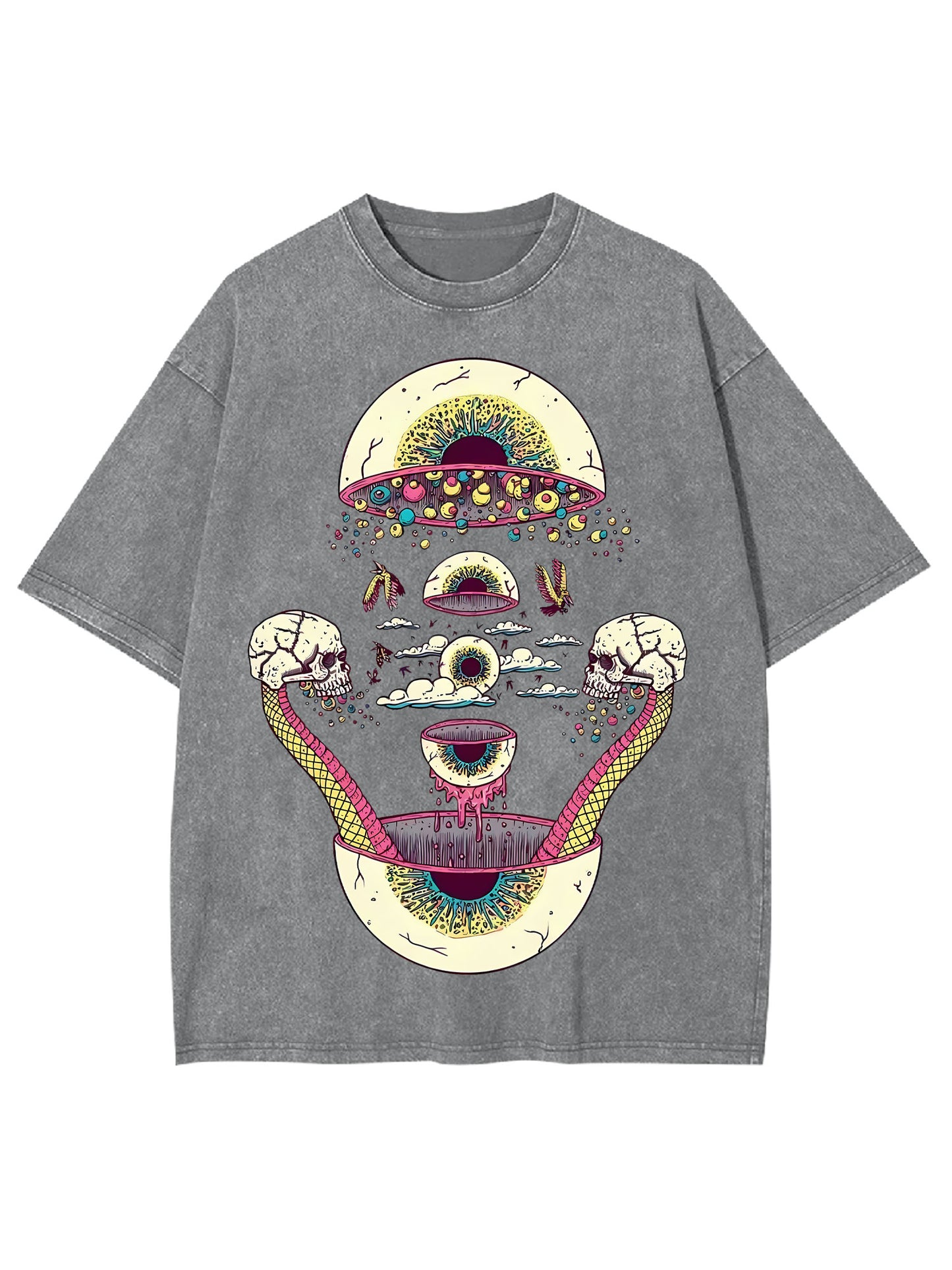 COSMIC VISION WASHED TSHIRT