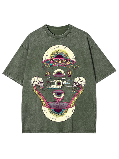 COSMIC VISION WASHED TSHIRT