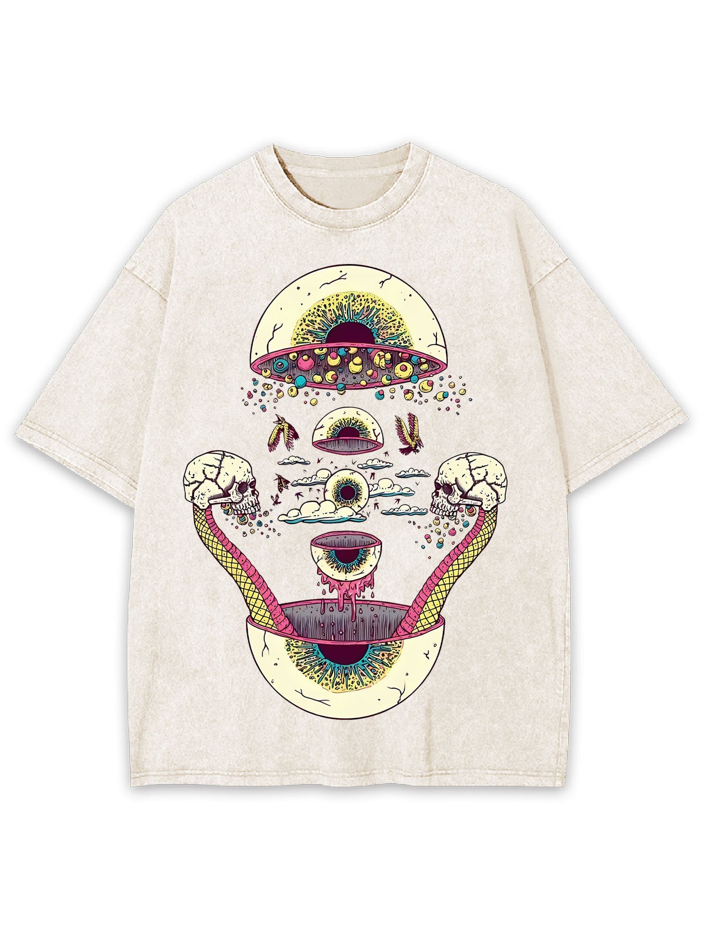 COSMIC VISION WASHED TSHIRT