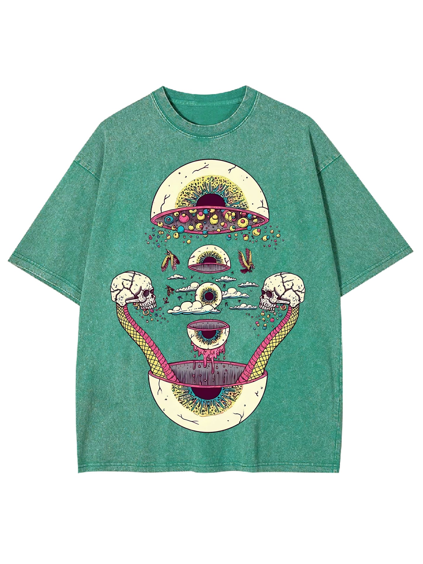 COSMIC VISION WASHED TSHIRT