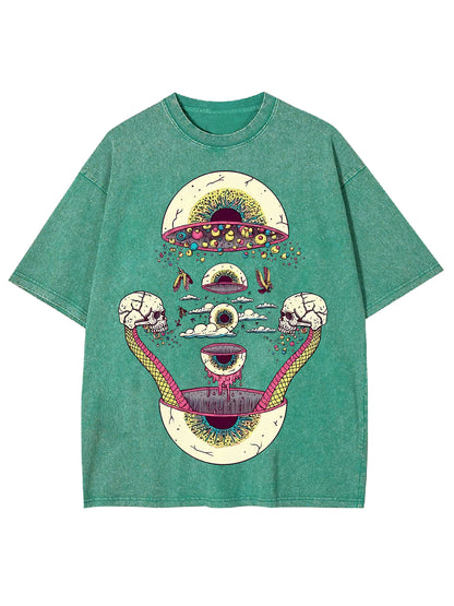 COSMIC VISION WASHED TSHIRT