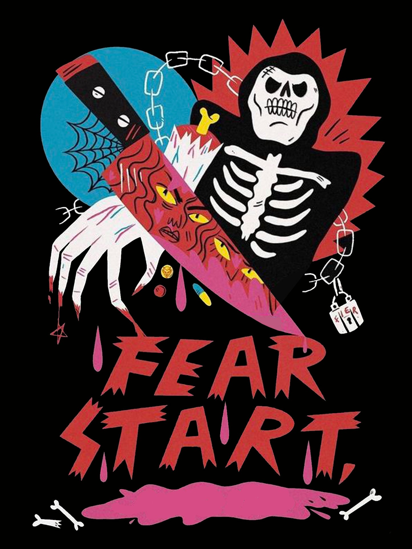 FEAR START WASHED TSHIRT