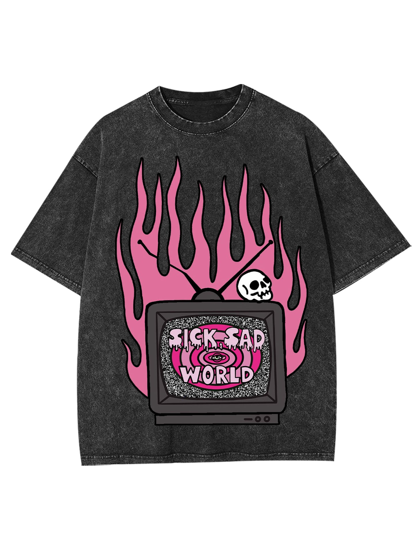 SICK SAD WORLD WASHED TSHIRT