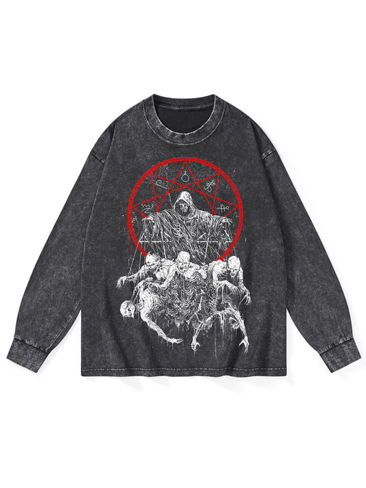 TORTURE WASHED LONG-SLEEVE TSHIRT