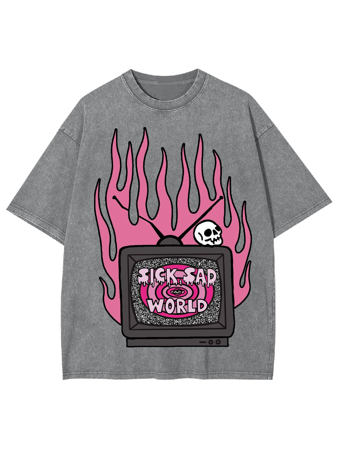 SICK SAD WORLD WASHED TSHIRT