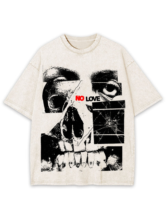 NO LOVE WASHED TSHIRT