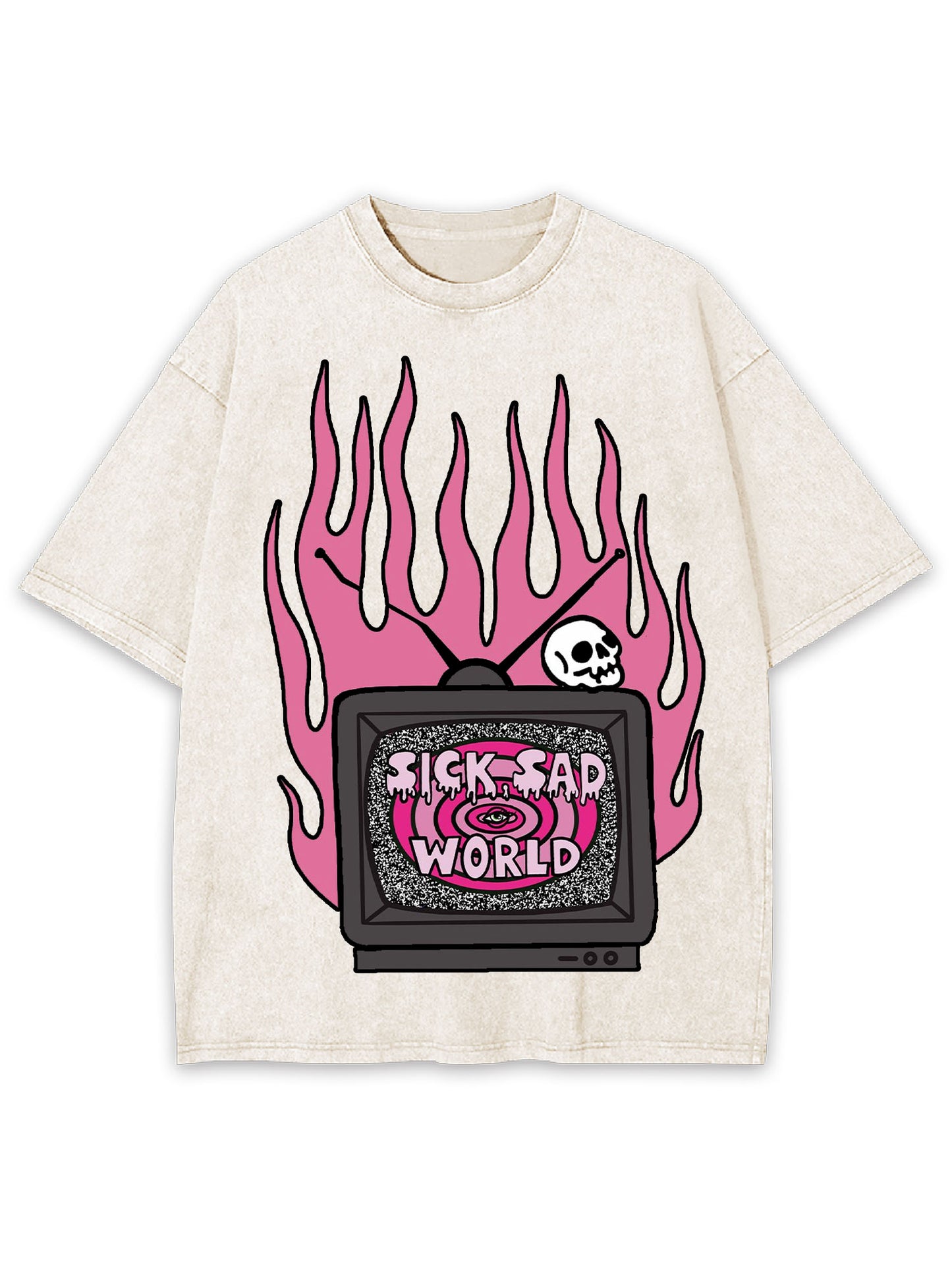 SICK SAD WORLD WASHED TSHIRT