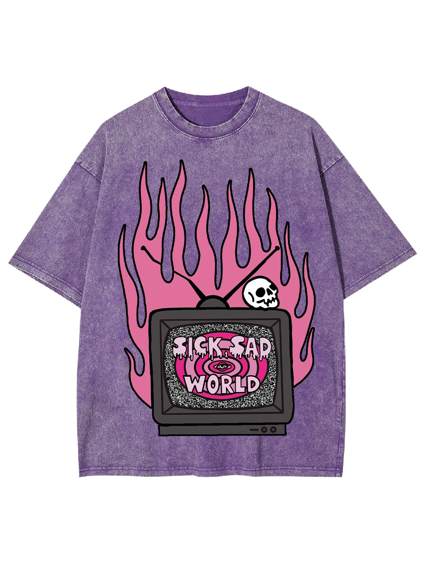 SICK SAD WORLD WASHED TSHIRT