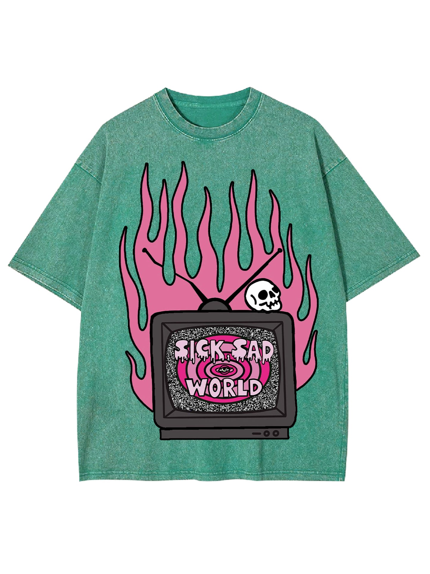 SICK SAD WORLD WASHED TSHIRT