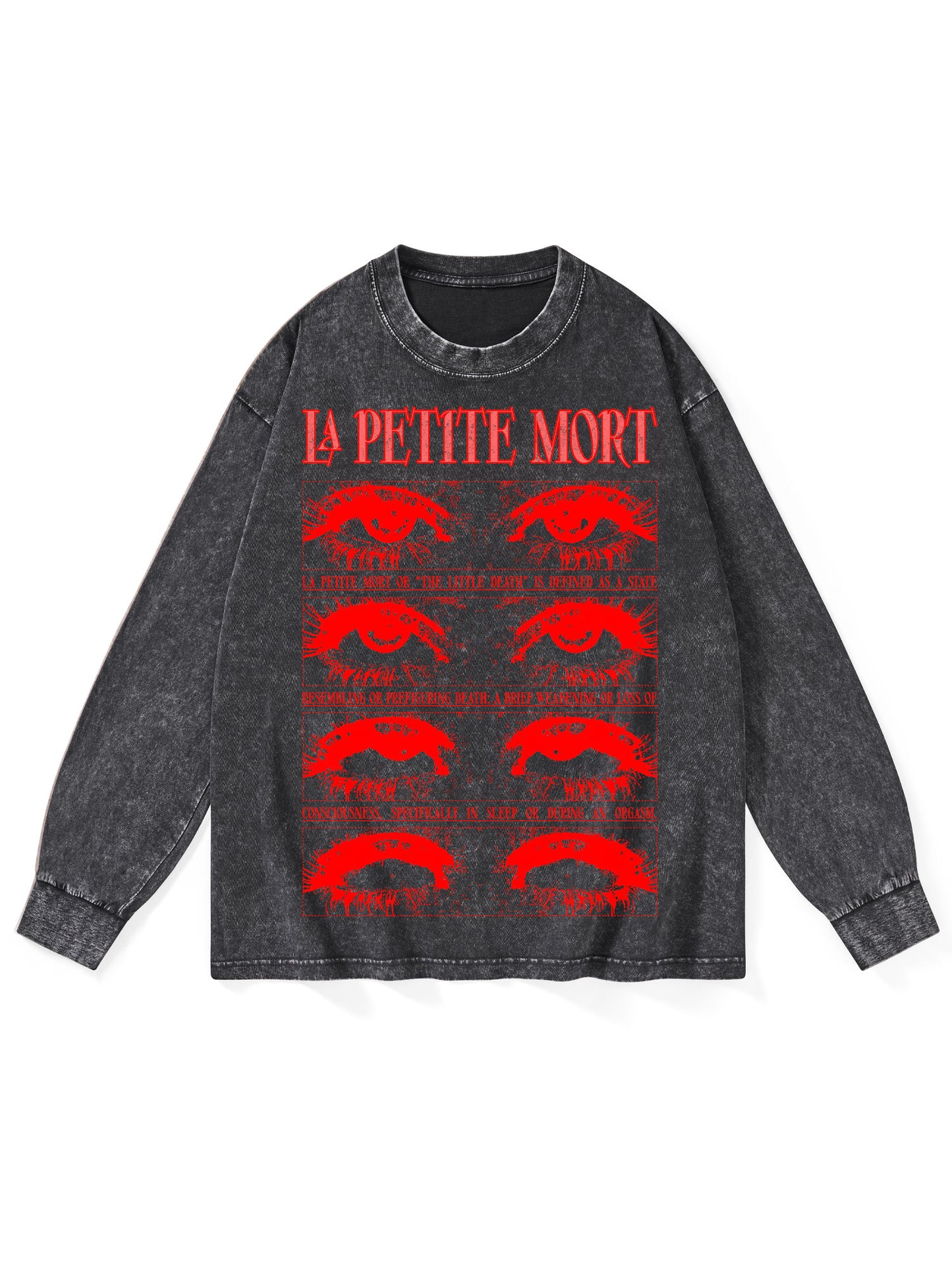 LA PETITE MORT WASHED LONG-SLEEVE TSHIRT