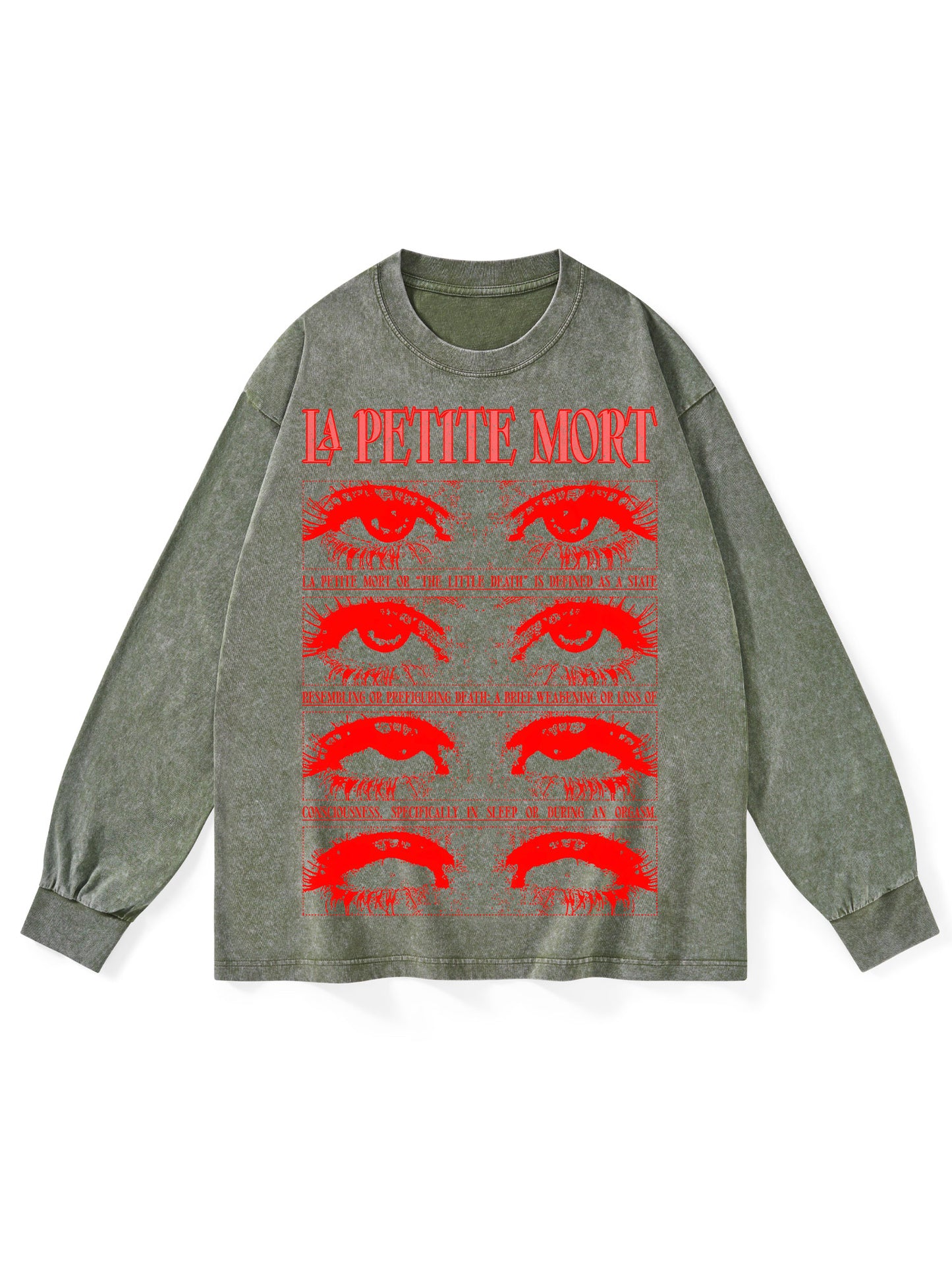 LA PETITE MORT WASHED LONG-SLEEVE TSHIRT