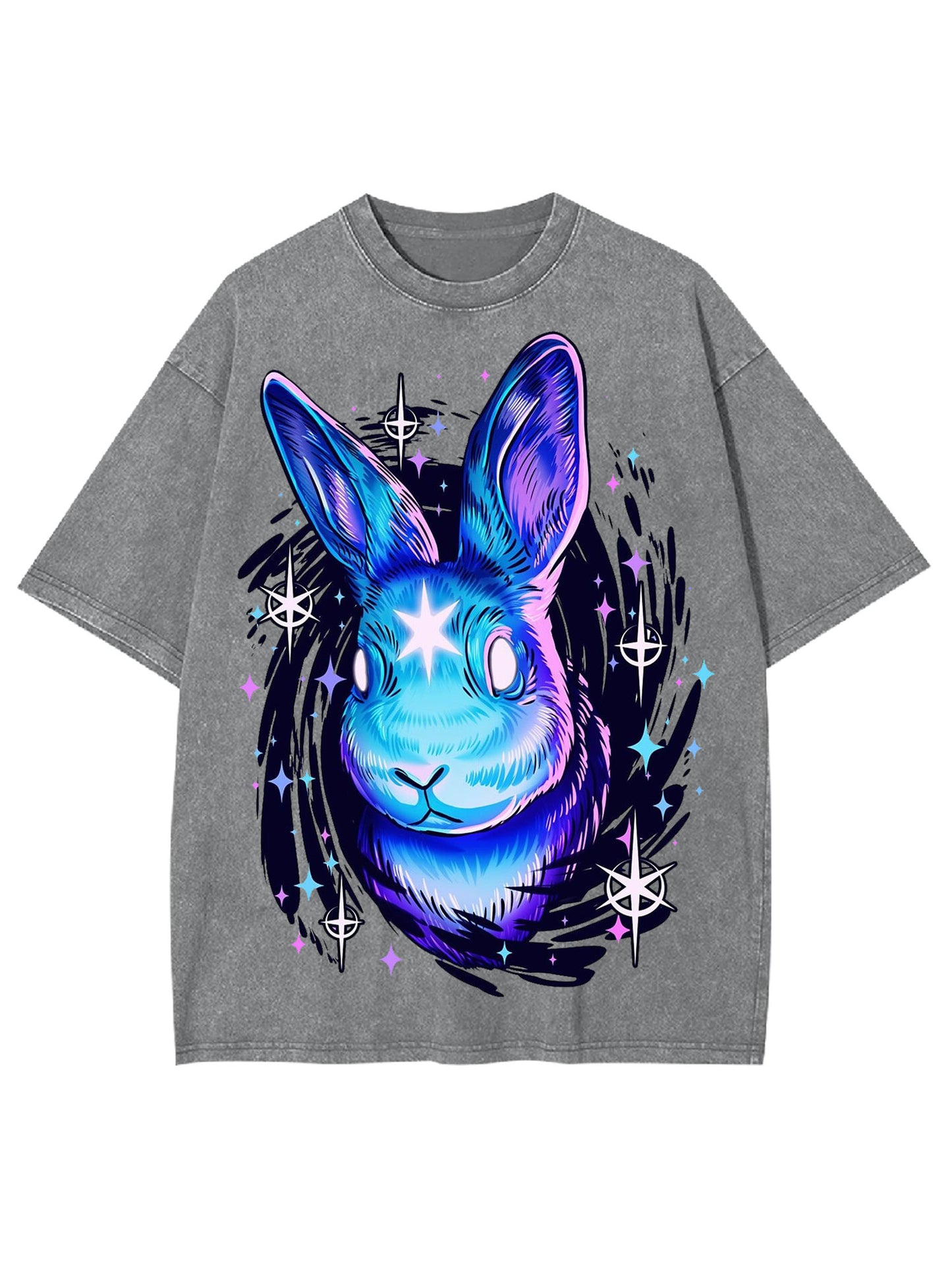 BLACK RABBIT HOLE WASHED TSHIRT