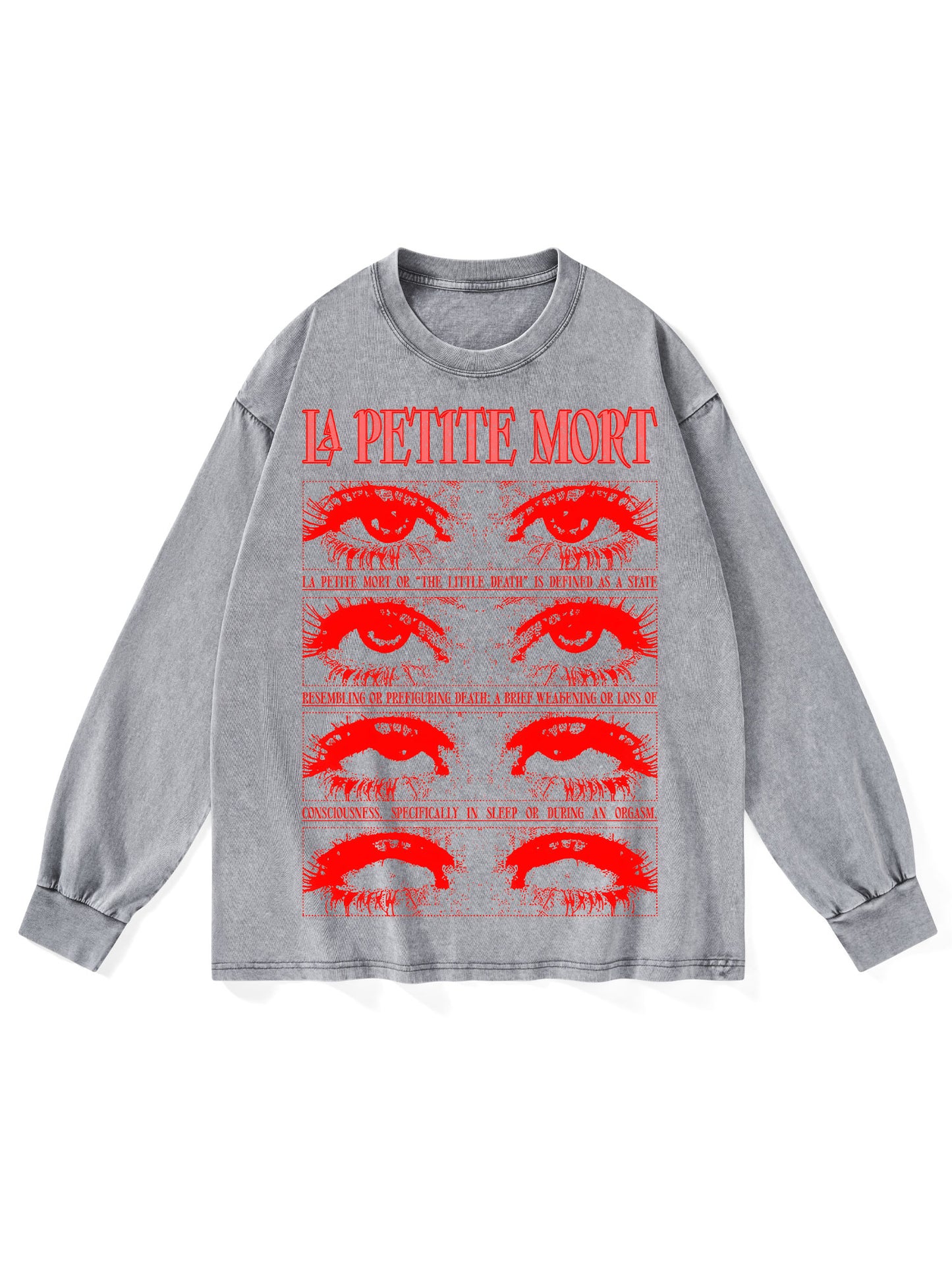 LA PETITE MORT WASHED LONG-SLEEVE TSHIRT