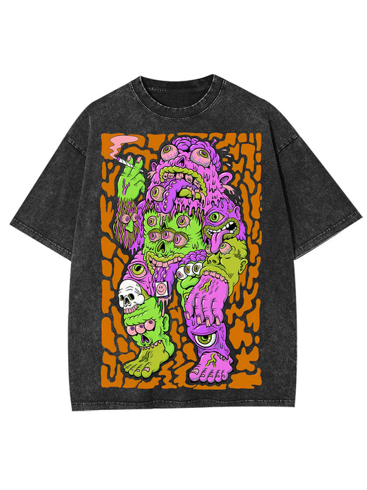 AMALGAMATION MONSTER WASHED TSHIRT