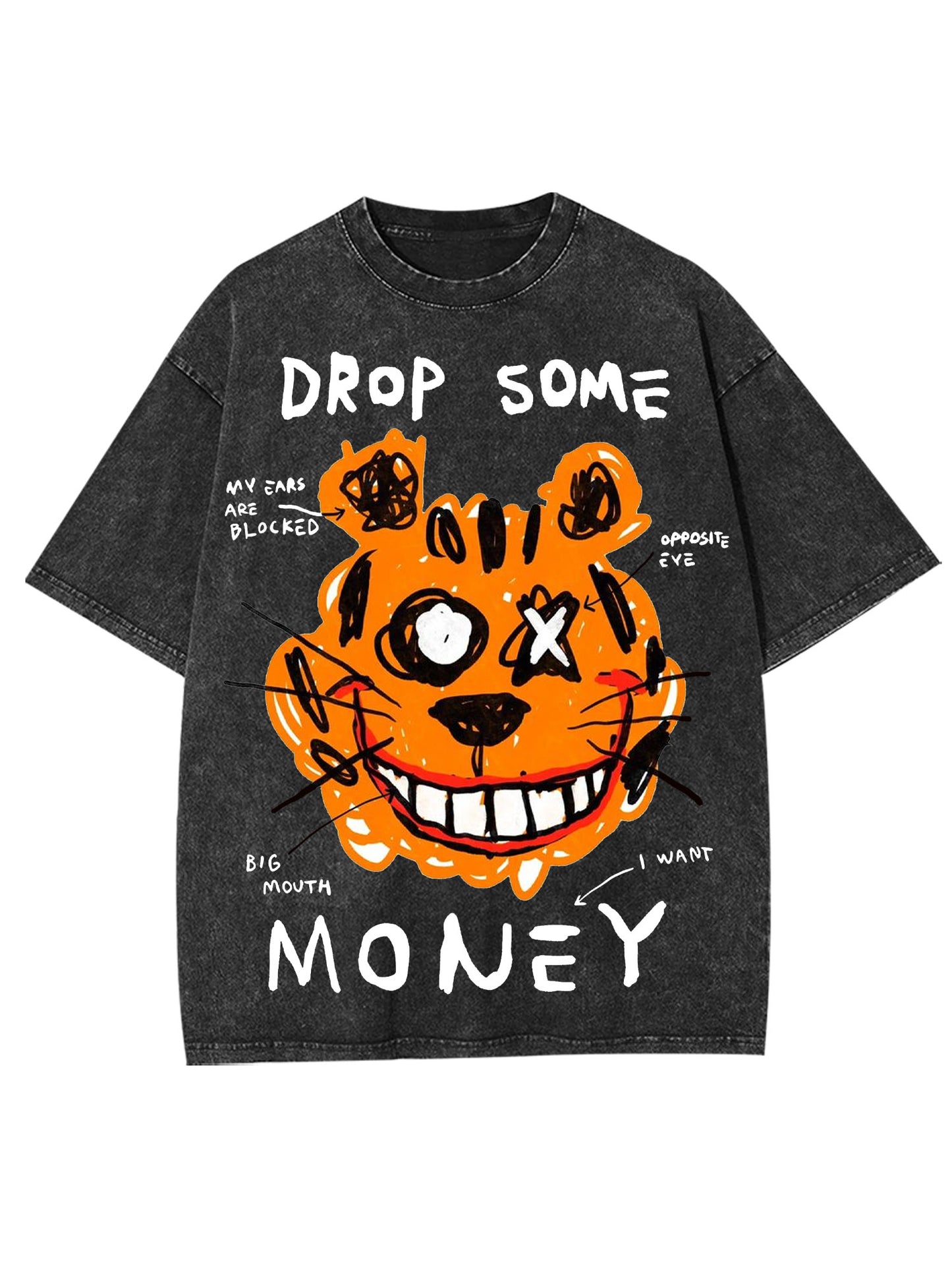 DROP SOME MONEY WASHED TSHIRT