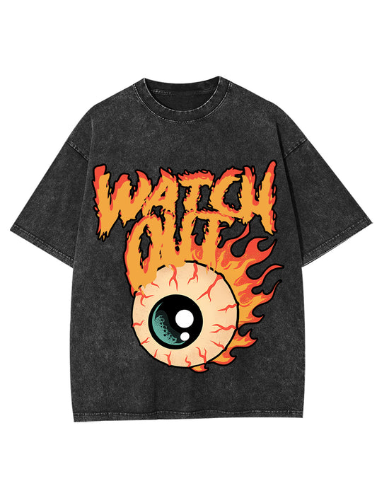 WATCH OUT WASHED TSHIRT