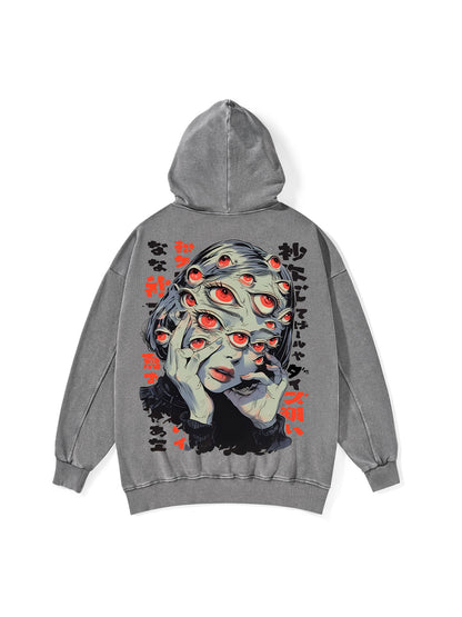 THOUSAND EYES GAZE WASHED HOODIE