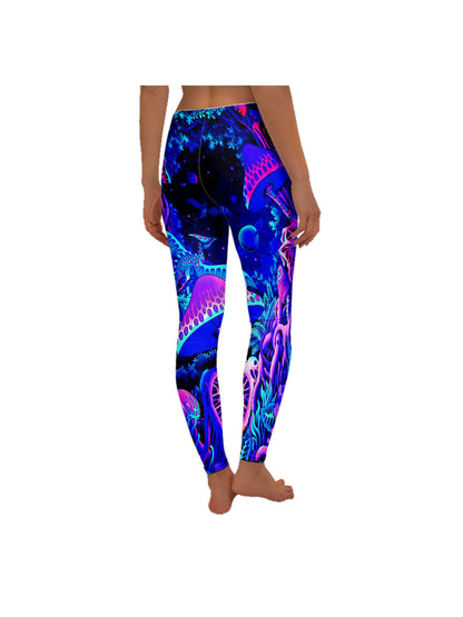 LUMINOUS MUSHROOM FOREST LEGGINGS