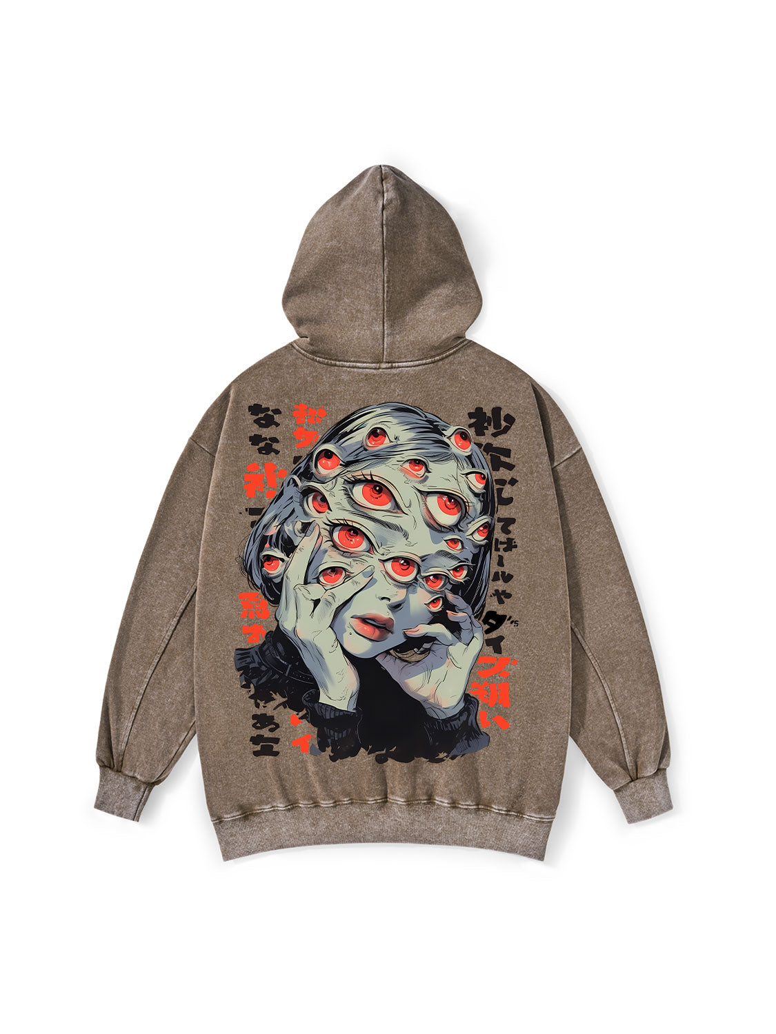 THOUSAND EYES GAZE WASHED HOODIE