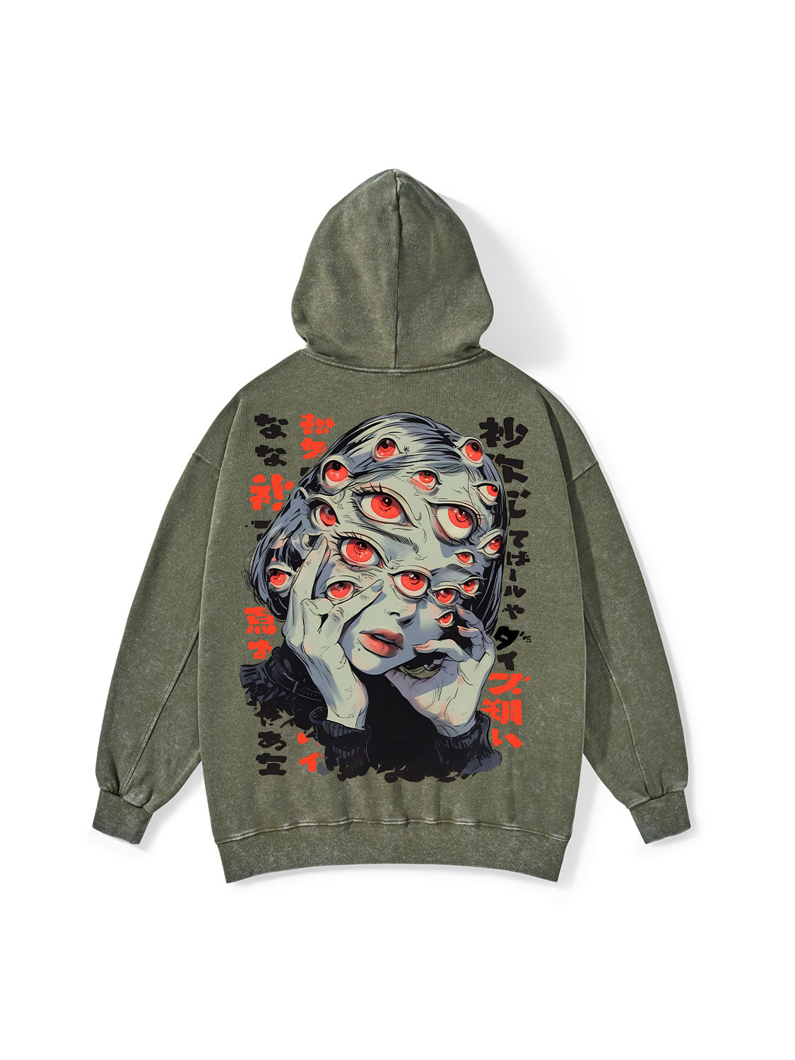 THOUSAND EYES GAZE WASHED HOODIE