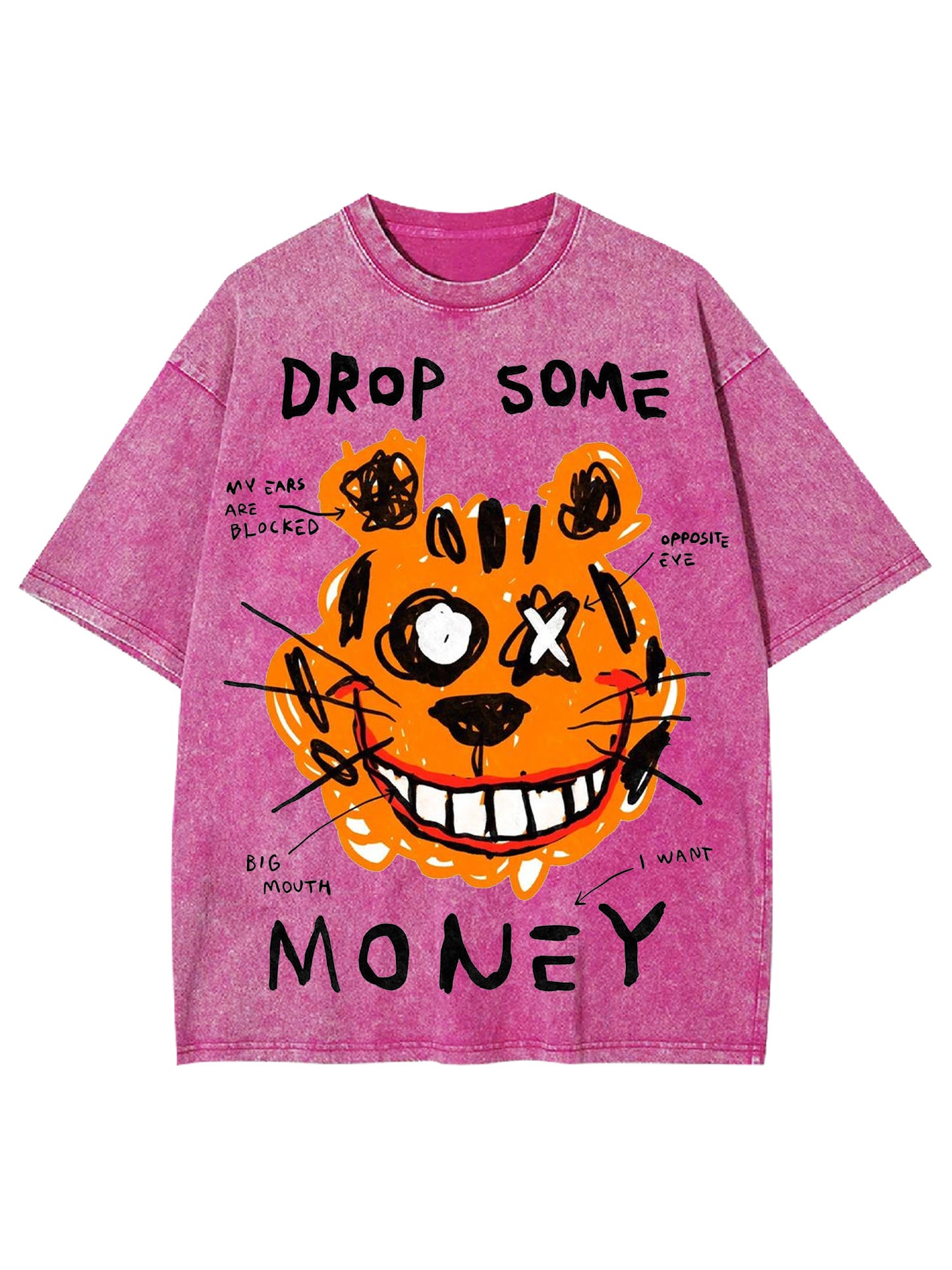 DROP SOME MONEY WASHED TSHIRT