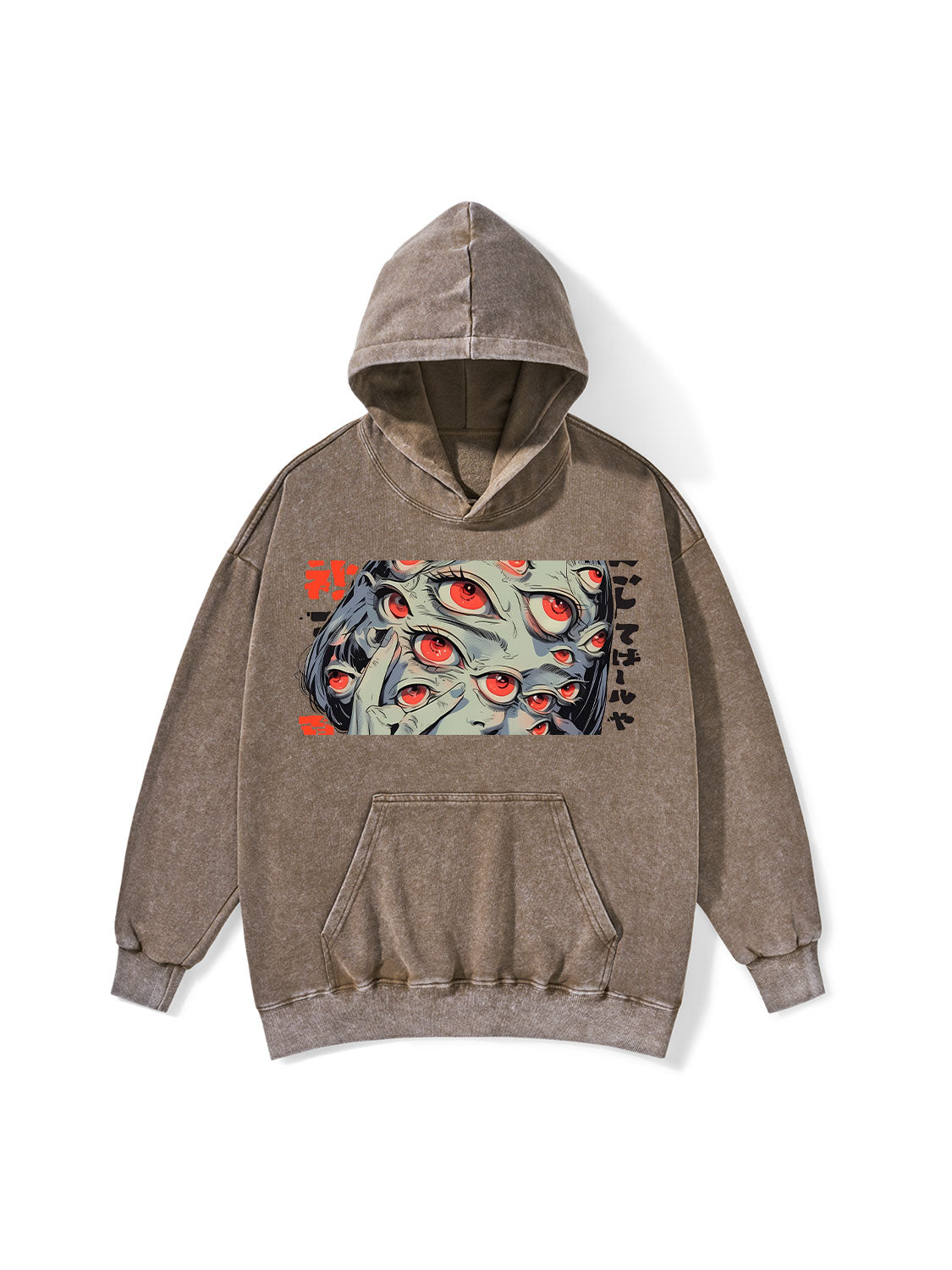 THOUSAND EYES GAZE WASHED HOODIE