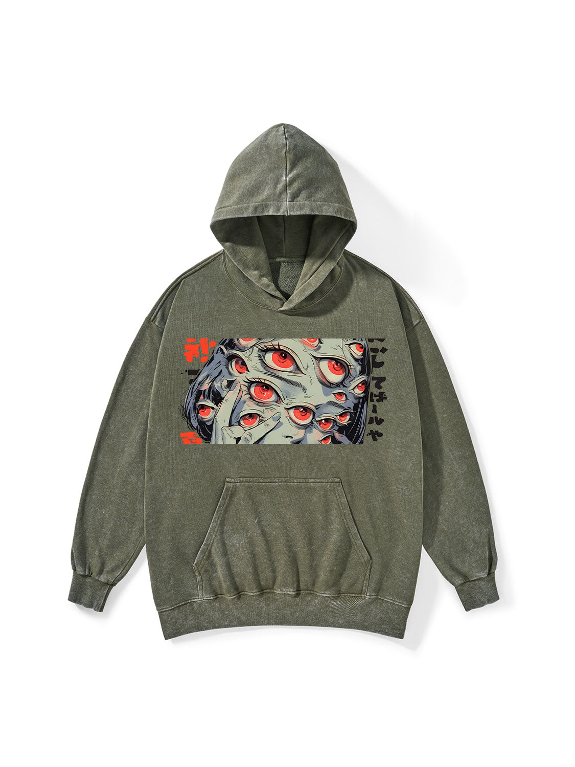 THOUSAND EYES GAZE WASHED HOODIE