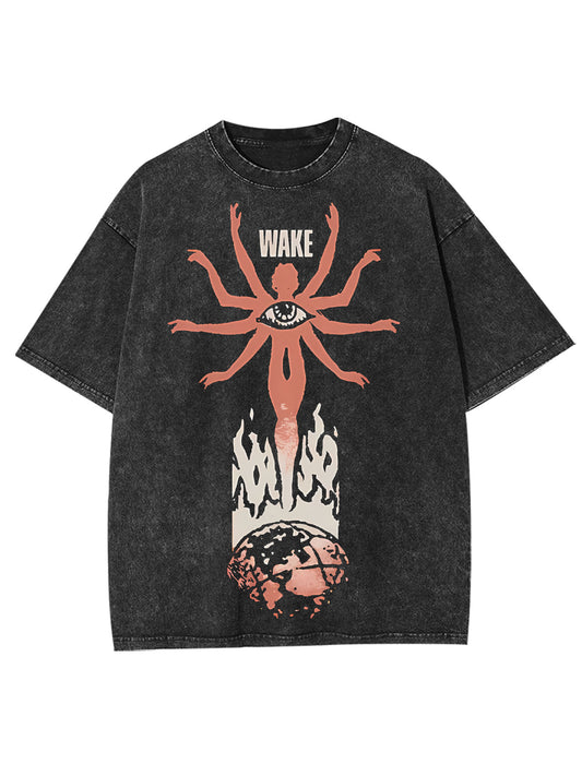 WAKE WASHED TSHIRT