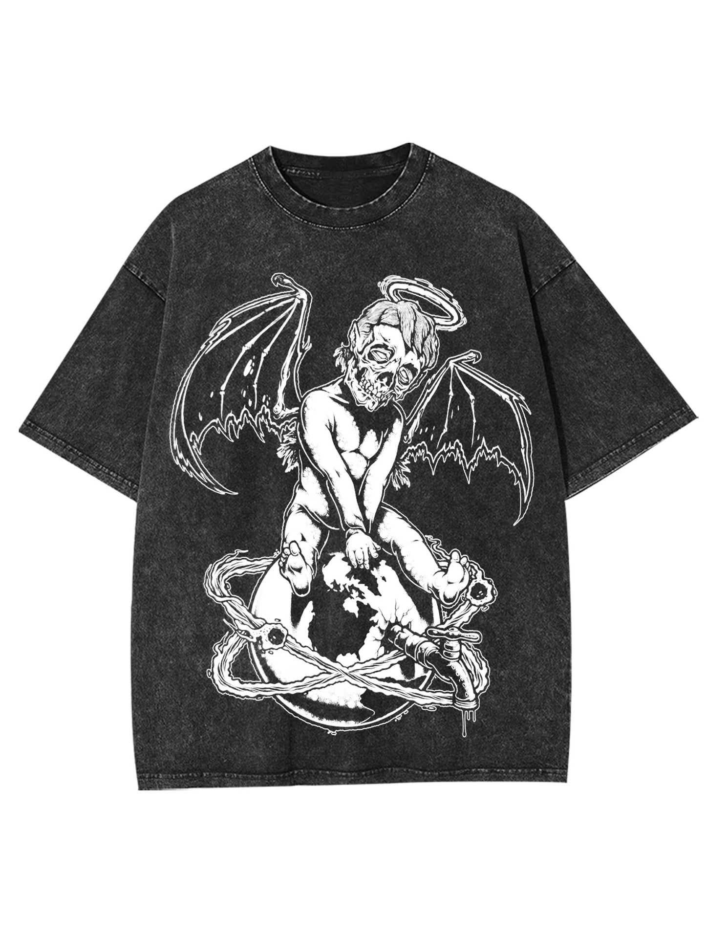 ANGEL OF DEATH WASHED TSHIRT