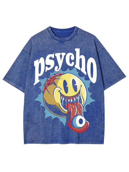 PSYCHO WASHED TSHIRT