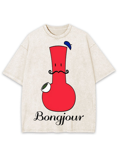 BONGJOUR WASHED TSHIRT