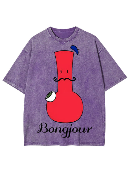 BONGJOUR WASHED TSHIRT