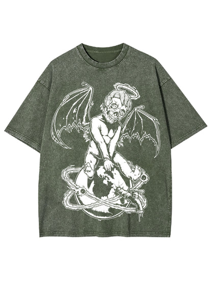 ANGEL OF DEATH WASHED TSHIRT