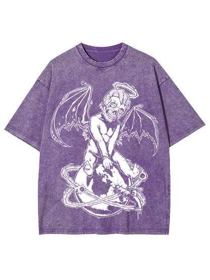 ANGEL OF DEATH WASHED TSHIRT